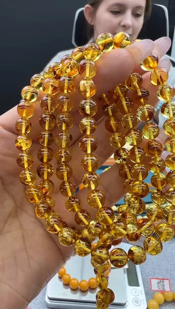 【闪购商品】琥珀颈饰未镶嵌26秒拍号