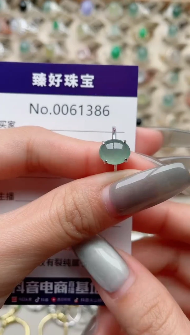【闪购商品】翡翠戒指银S925镶嵌........