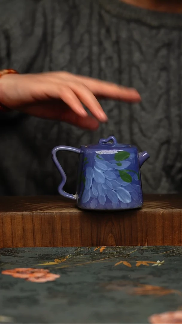 瓷片釉下彩手工手绘同款