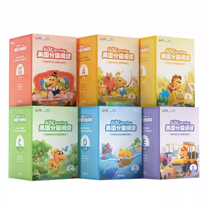 正版ABClearning分级阅读绘本A-E级全360册2-8岁小学英语教辅启蒙