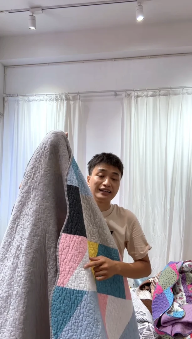 棉230*230纯棉床盖116号微瑕