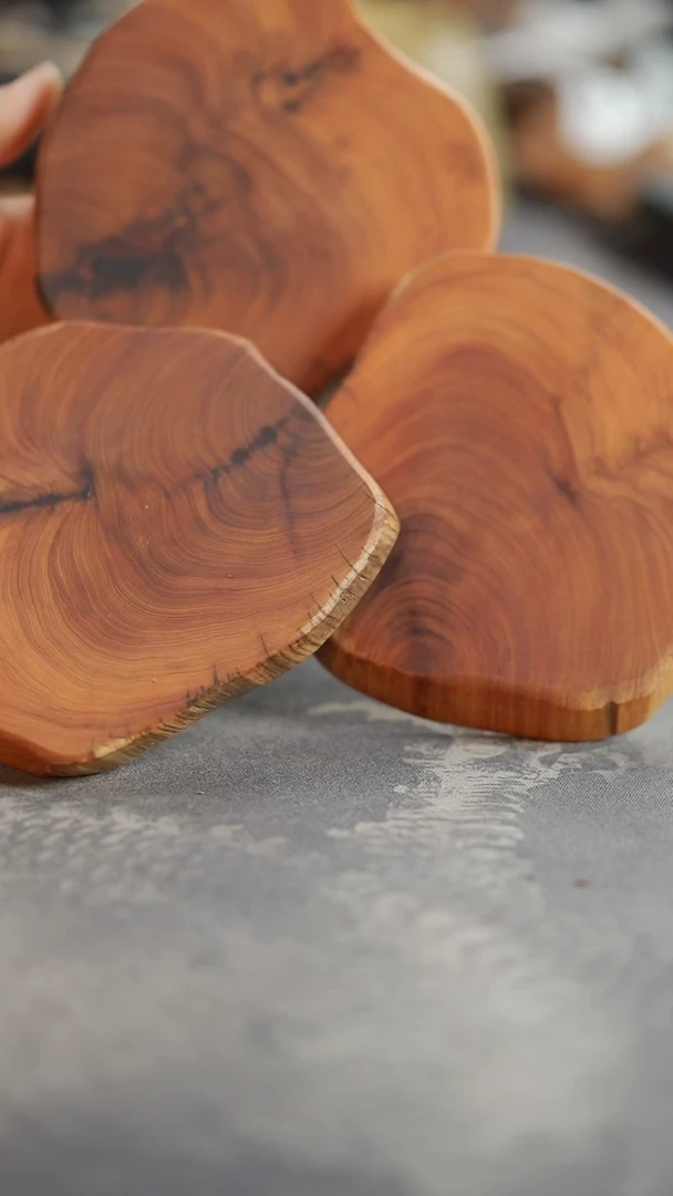 柏木（崖柏）淳化黑油闻香香片3片