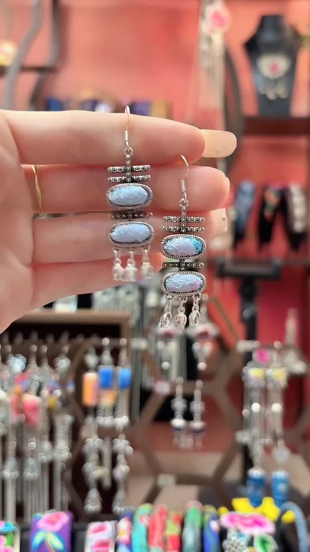 织绣 云织谣民族风精美饰品   508