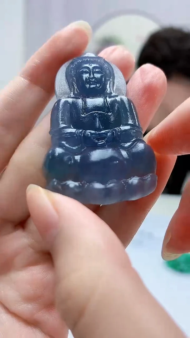 定制翡翠未镶嵌4688zm-毛货赠珠链147