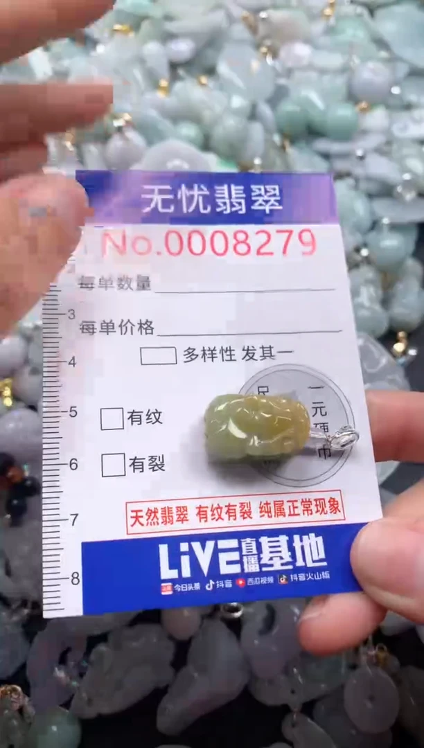 颈饰未镶嵌翡翠8279