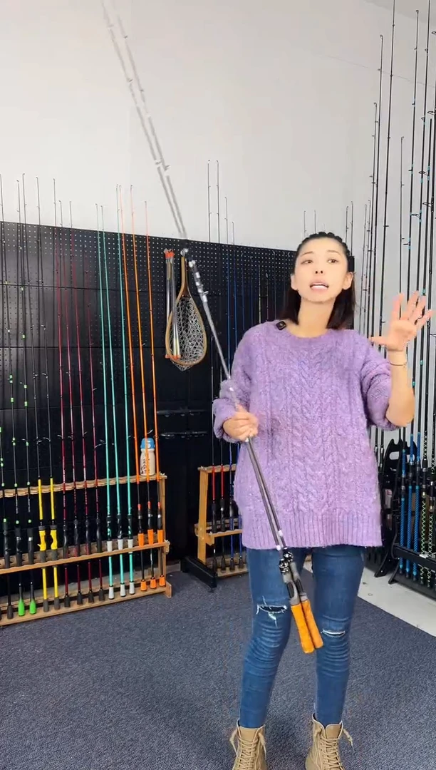 1.8m以下碳素150变180直柄（瑕疵尾货竿，没有售后，介意勿拍）