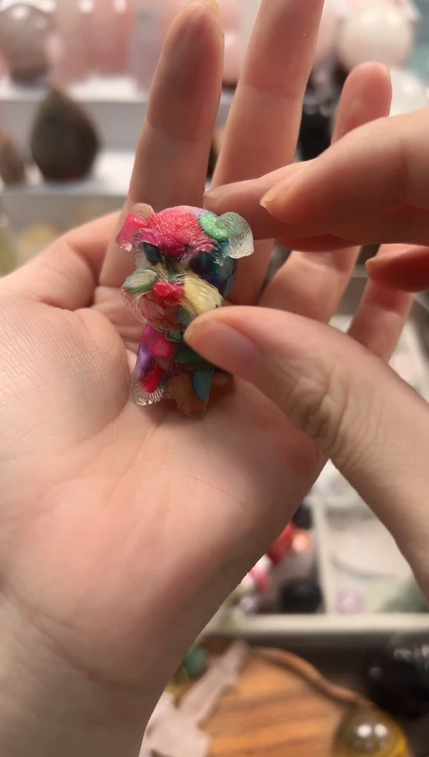 未镶嵌珠宝半成品水晶小****?M355