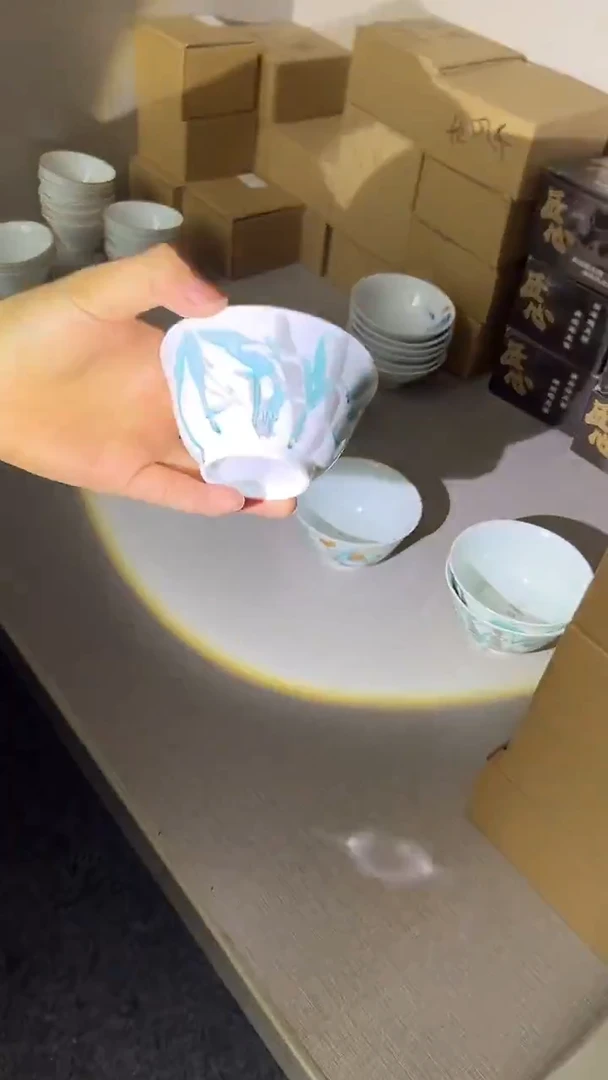 景德镇高温瓷墨竹