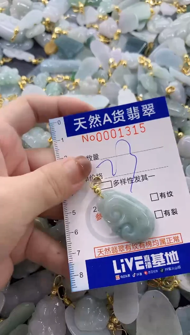 颈饰未镶嵌翡翠天然A货翡翠