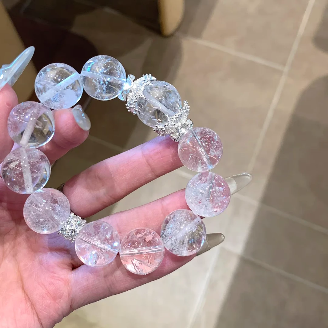 白阿塞圆珠轻奢小众精致高级感