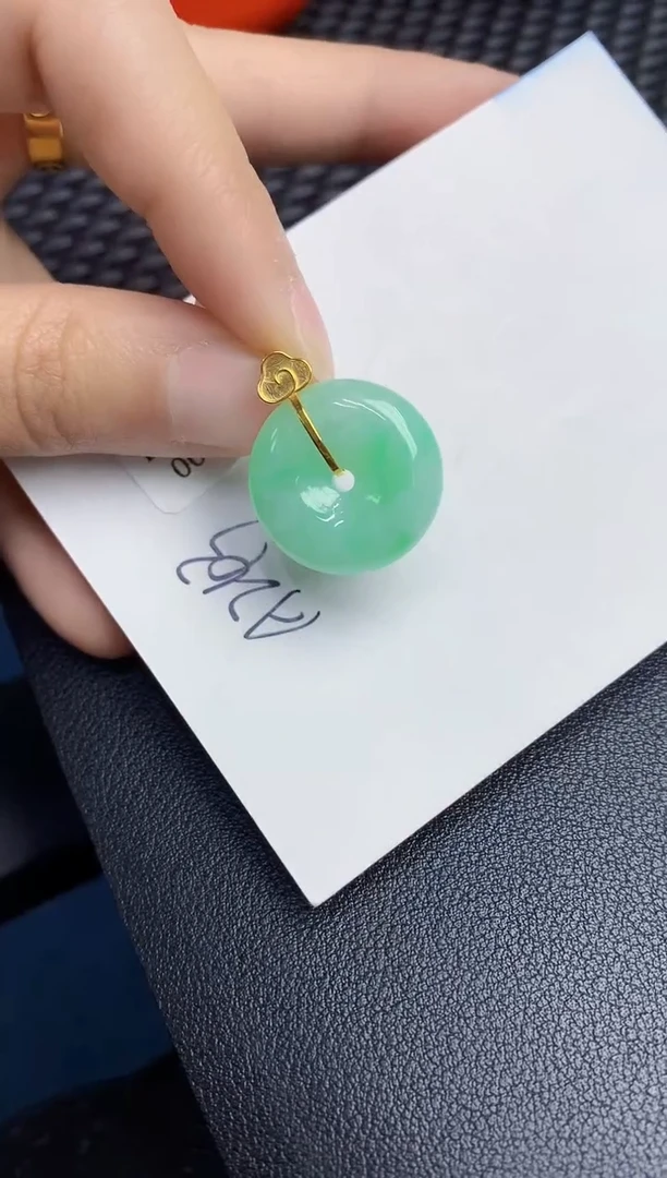 【闪购商品】翡翠颈饰18K金镶嵌000000000