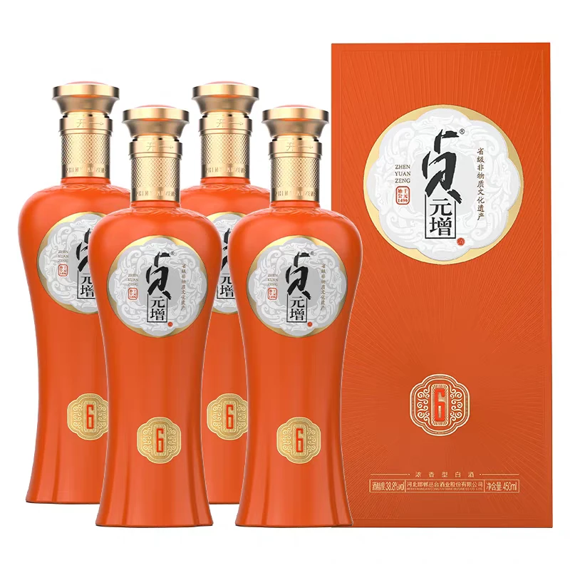 丛台贞元增6原箱（一箱4瓶）38.8度38.8Vol.