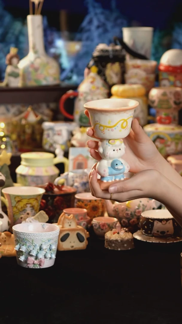 其他陶景德镇釉下彩手绘设计师款陶瓷