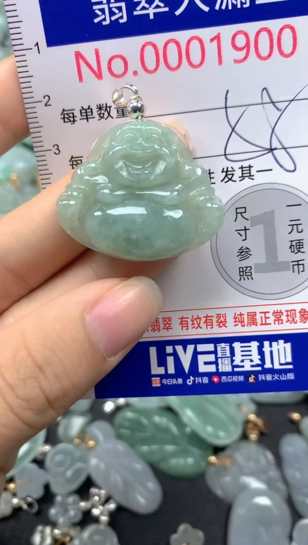 翡翠未镶嵌吊坠(不含链)1900