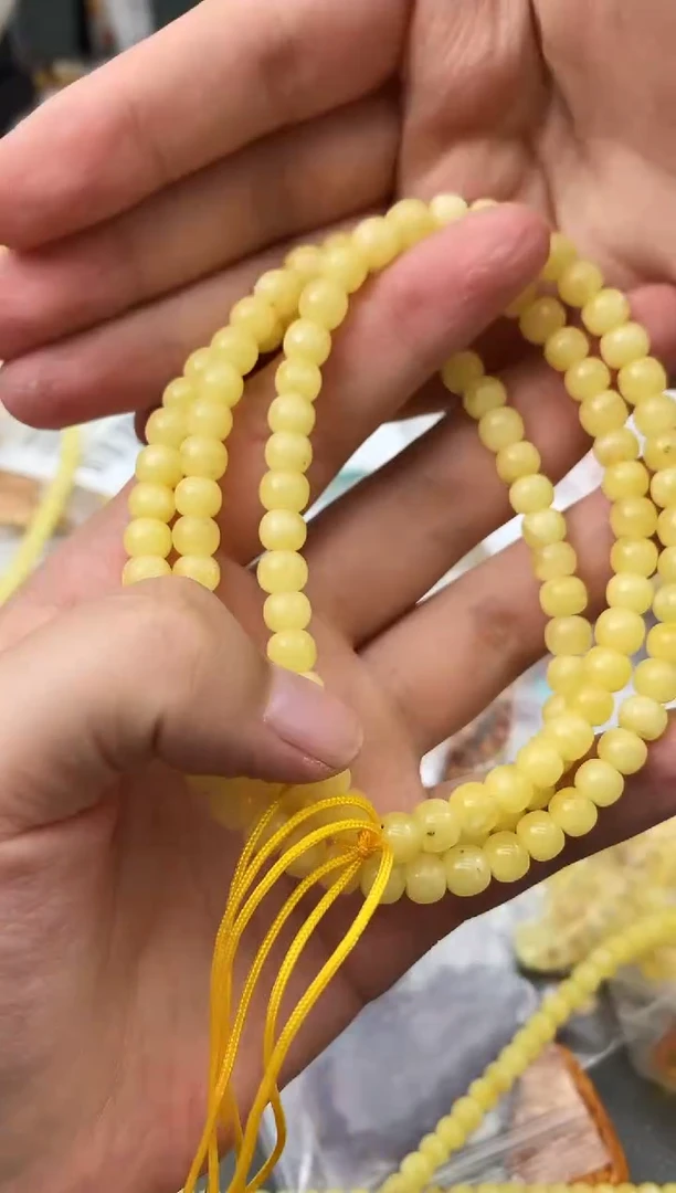 未镶嵌琥珀珠宝奇石链子多样性发其一