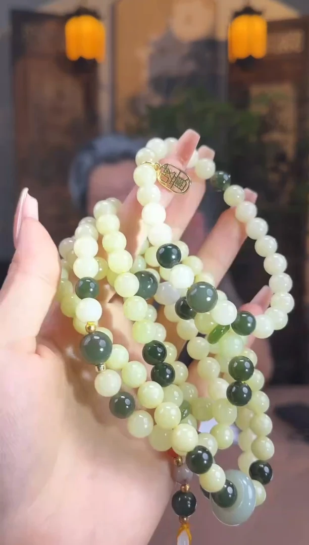 和田玉未镶嵌颈饰S772