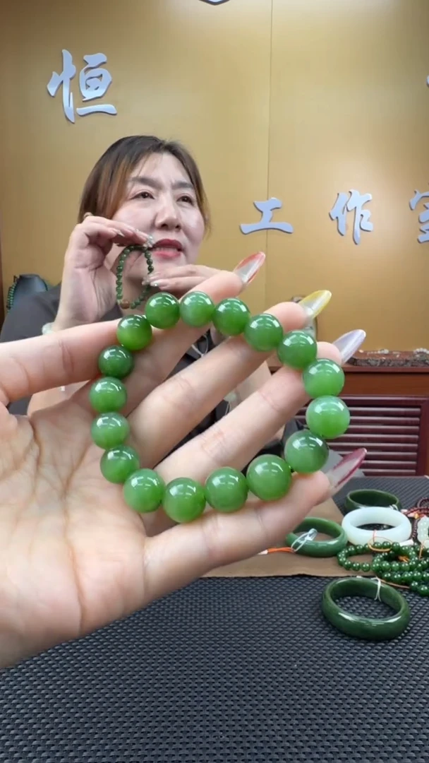 颈饰未镶嵌和田玉手串11-12（多样性发一）