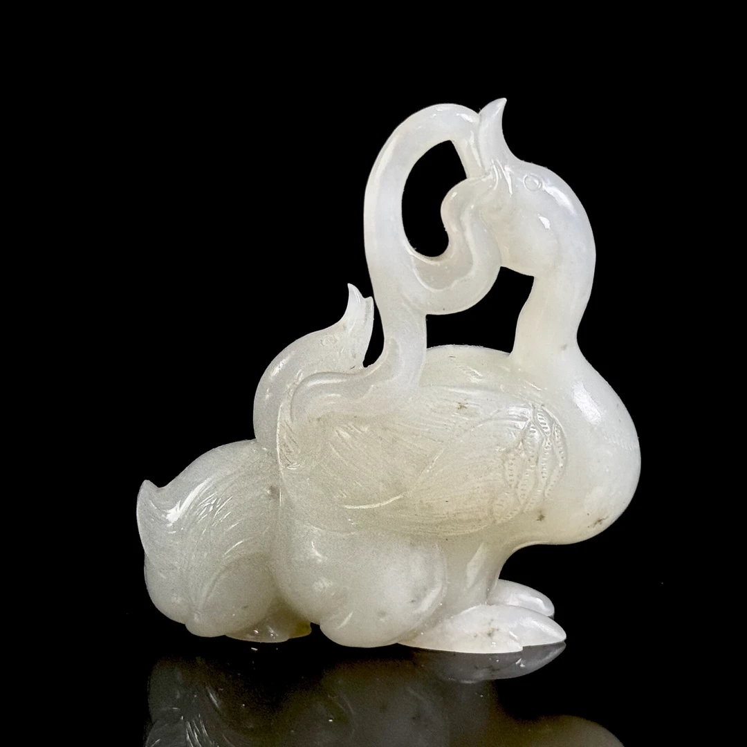 20世纪·和田玉一路连科摆件（962269）