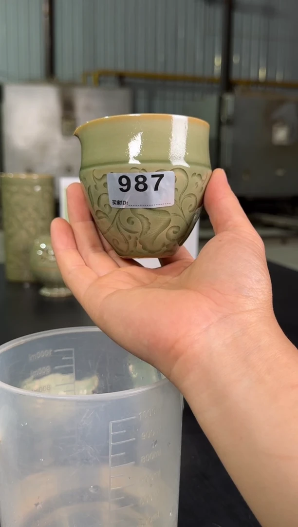 耀州窑仰山公道杯987