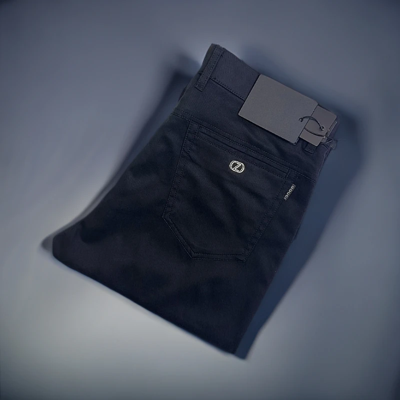 男士休闲裤时尚户外白塔黑色潮流商务春季裤子