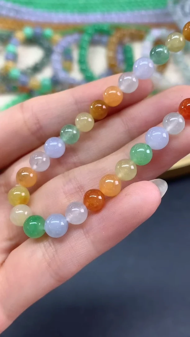 未镶嵌手串翡翠手串|8800