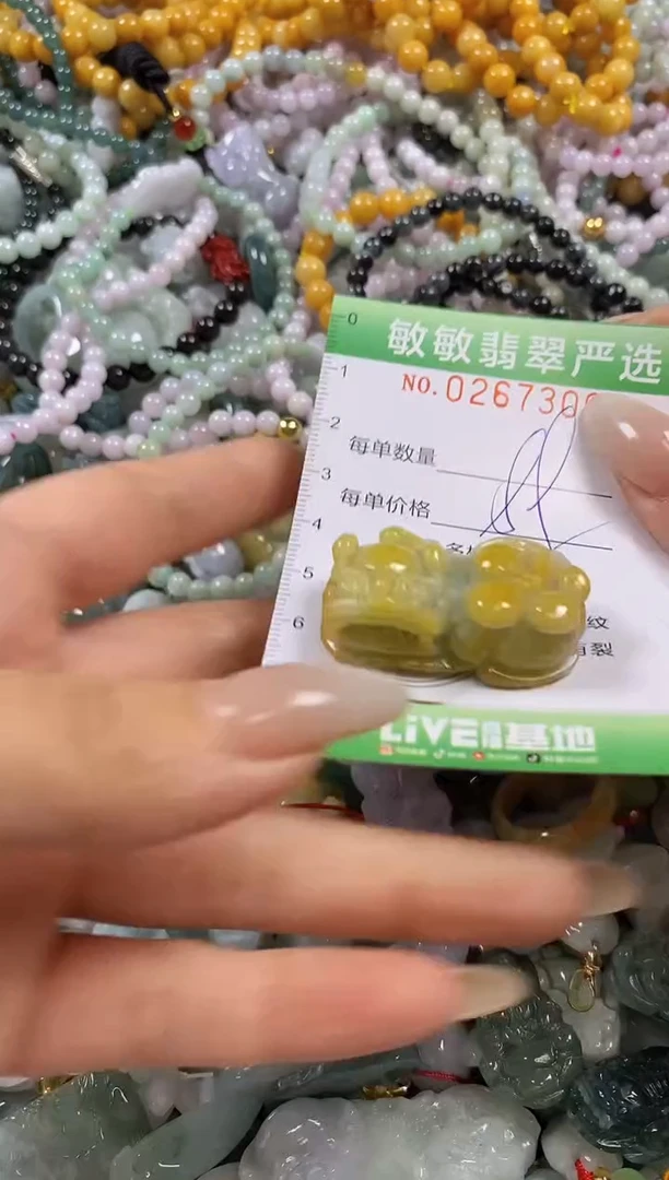 翡翠未镶嵌颈饰闪购0267300