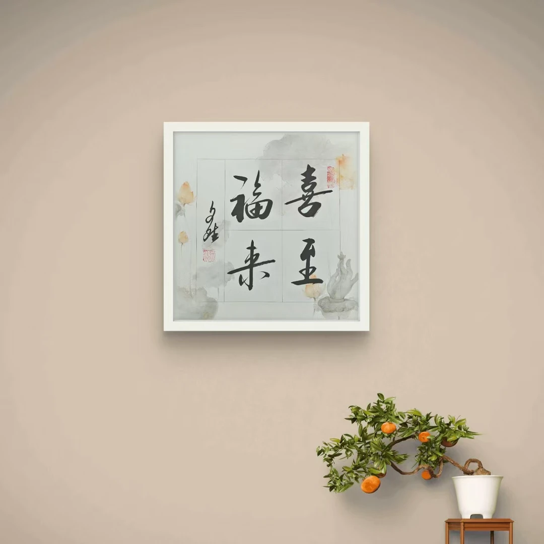 喜至福来-赵文斌-书法-1平尺