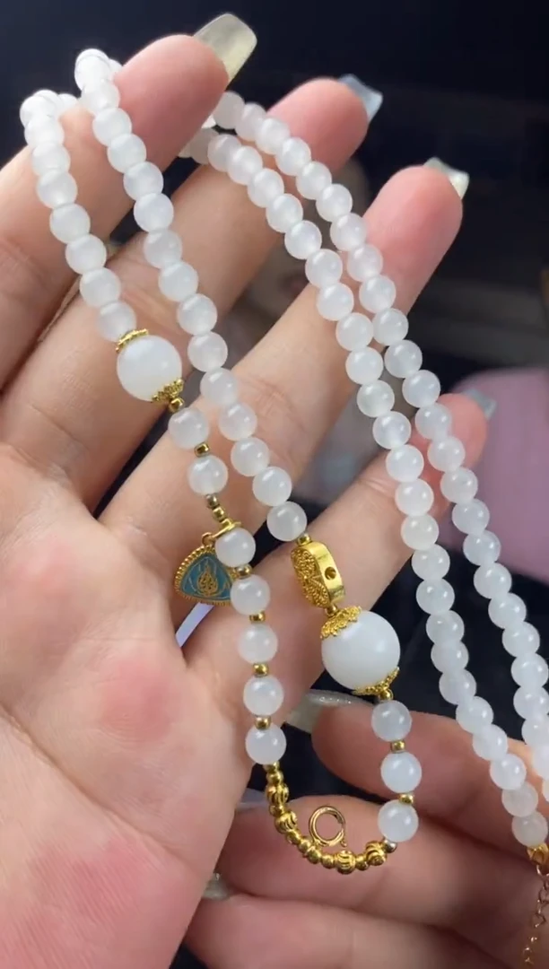 和田玉银S925镶嵌项链多样性-项链-X563