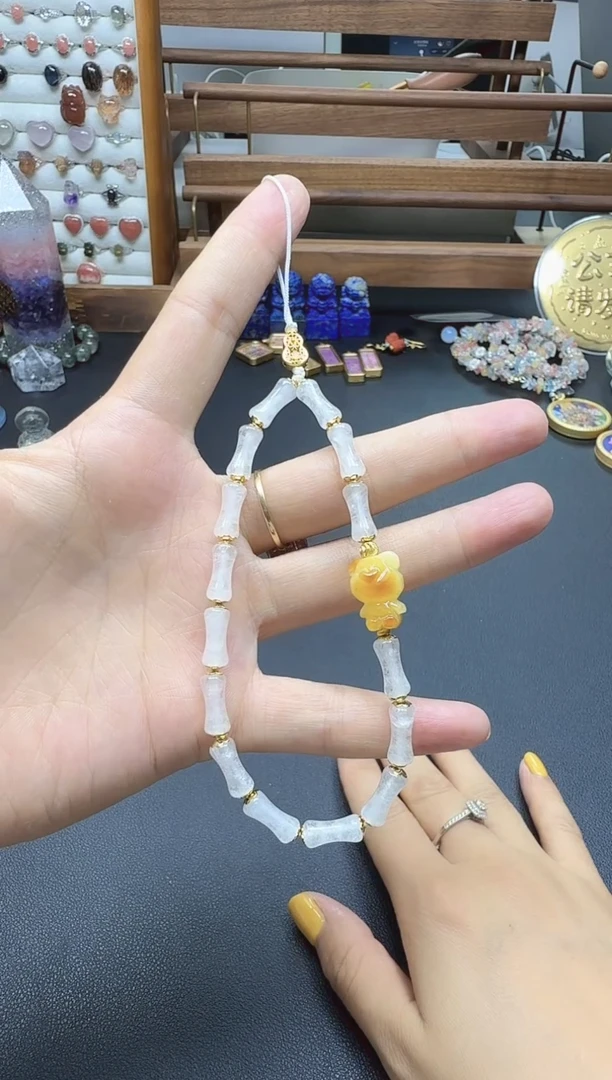 未镶嵌颈饰水晶༊****ᦗ水晶手机链