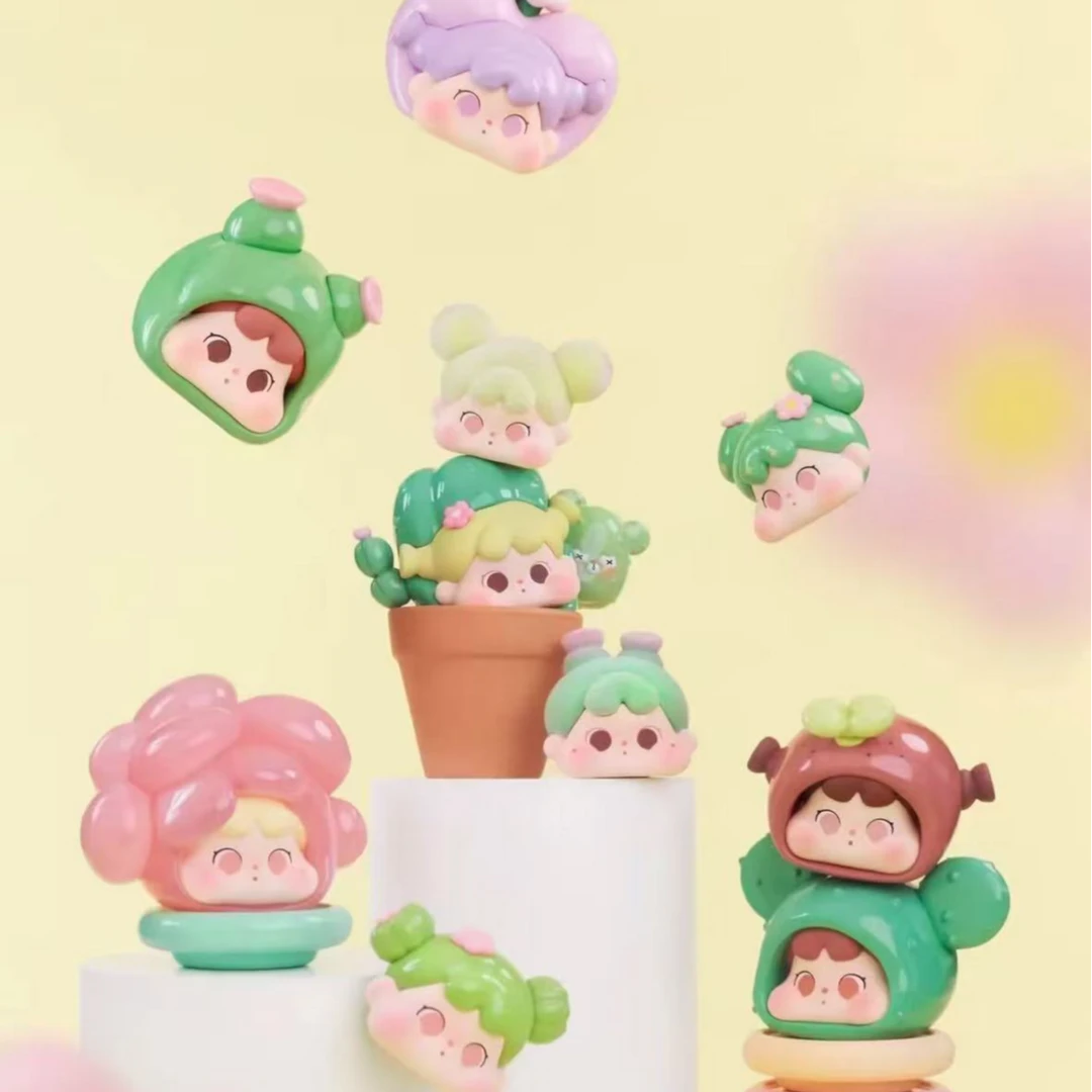 （代拆）QOQO多肉的故事MINIFACE系列萌粒盲盒潮流玩具公仔手办