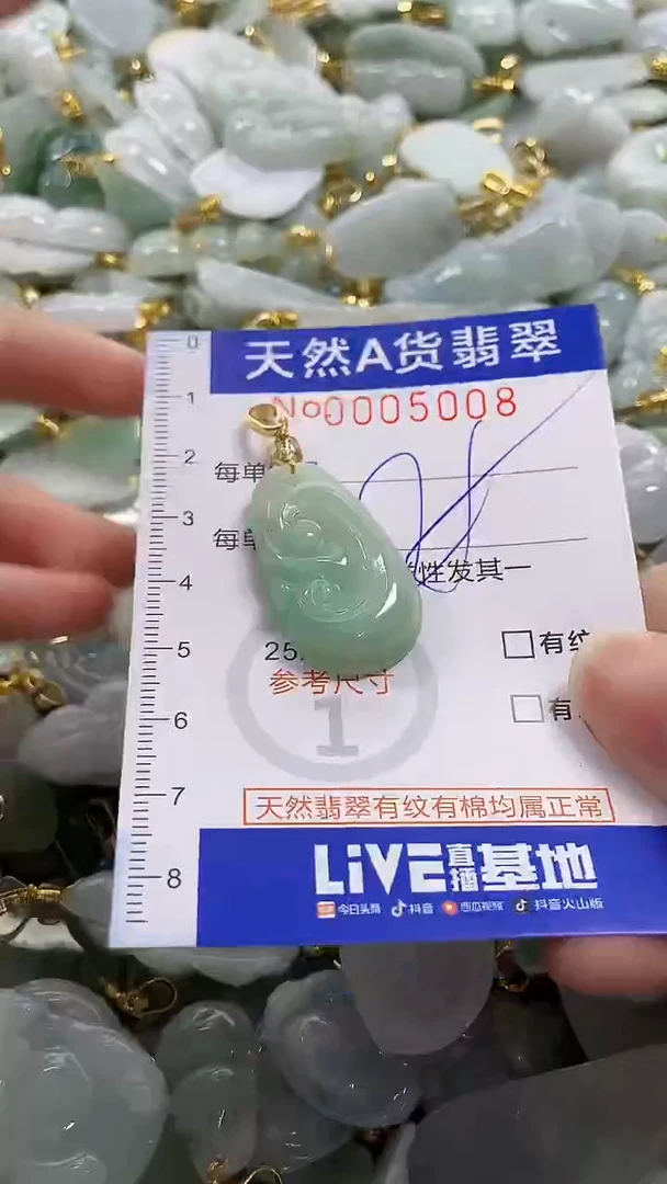 颈饰未镶嵌翡翠纯天然货翡翠