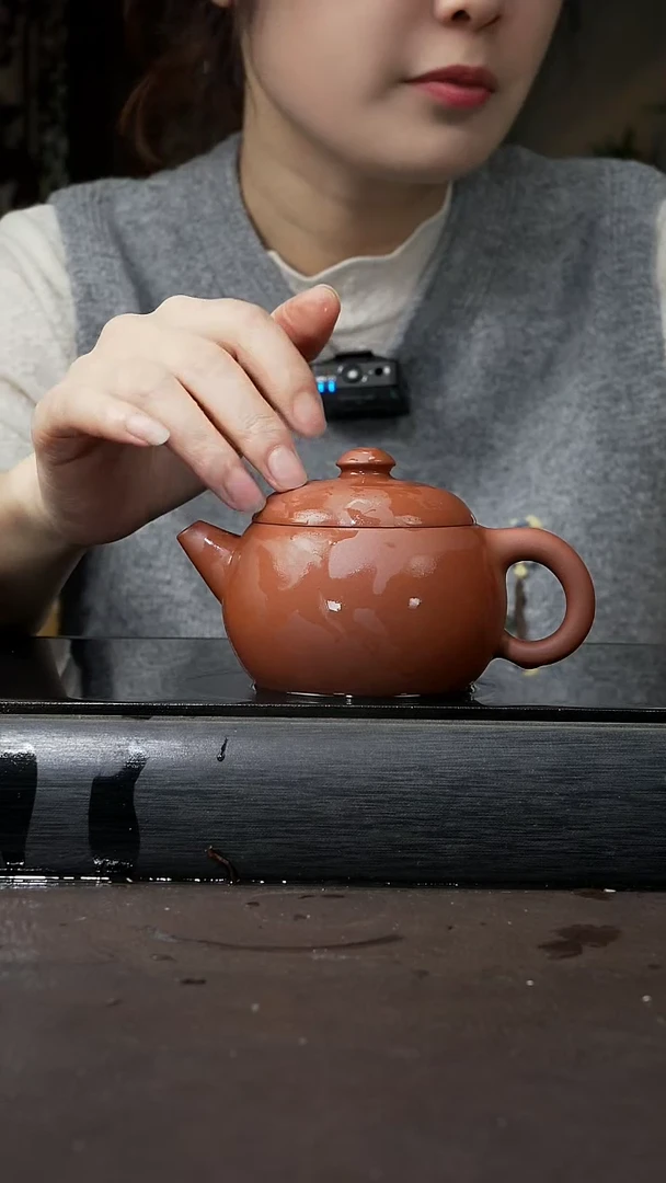 【闪购商品】紫砂茶壶清水泥 文旦220cc 055