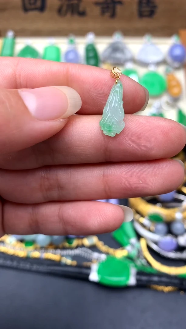 【闪购商品】翡翠颈饰18K金镶嵌152-中国好珍宝