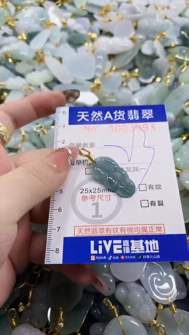 颈饰未镶嵌翡翠天然A货翡翠