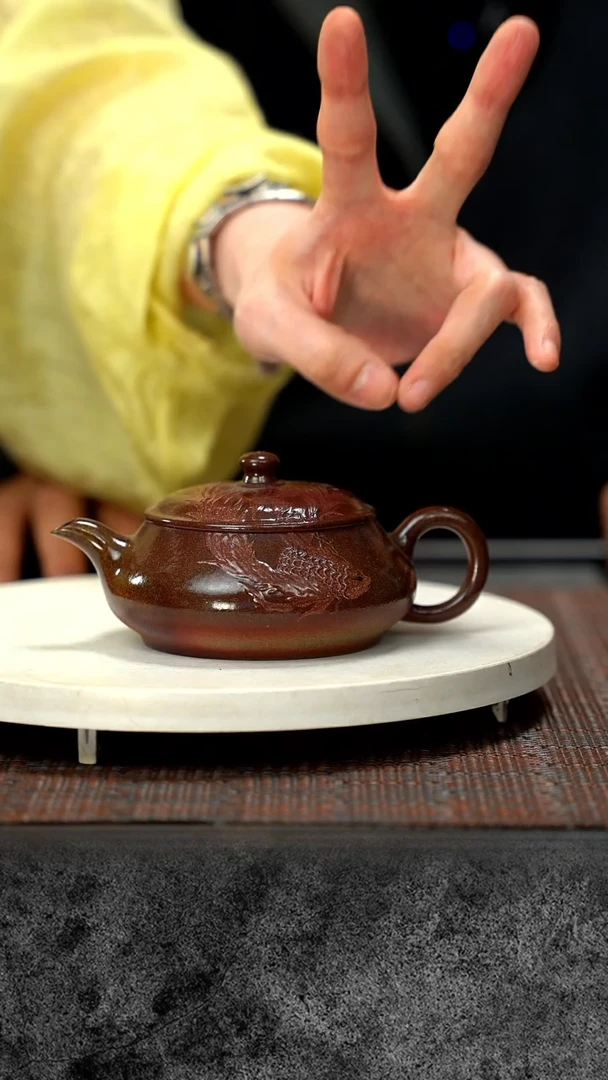 【闪购商品】紫砂茶壶豆青柴烧 明炉ZCJ