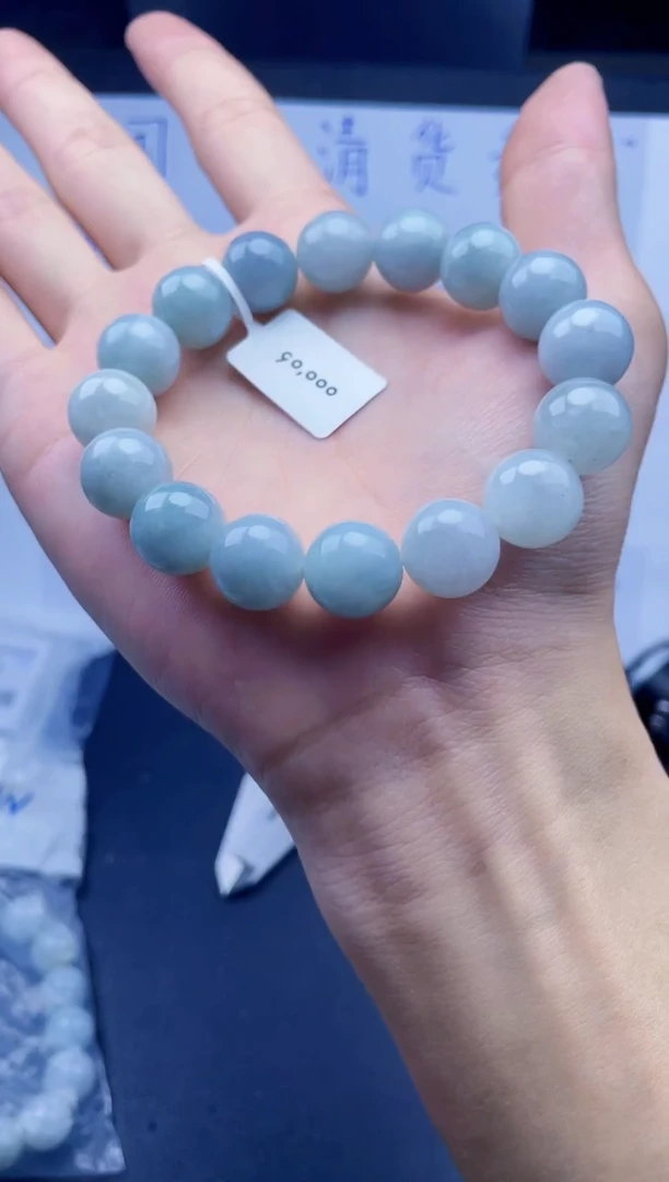 未镶嵌定制翡翠珠串