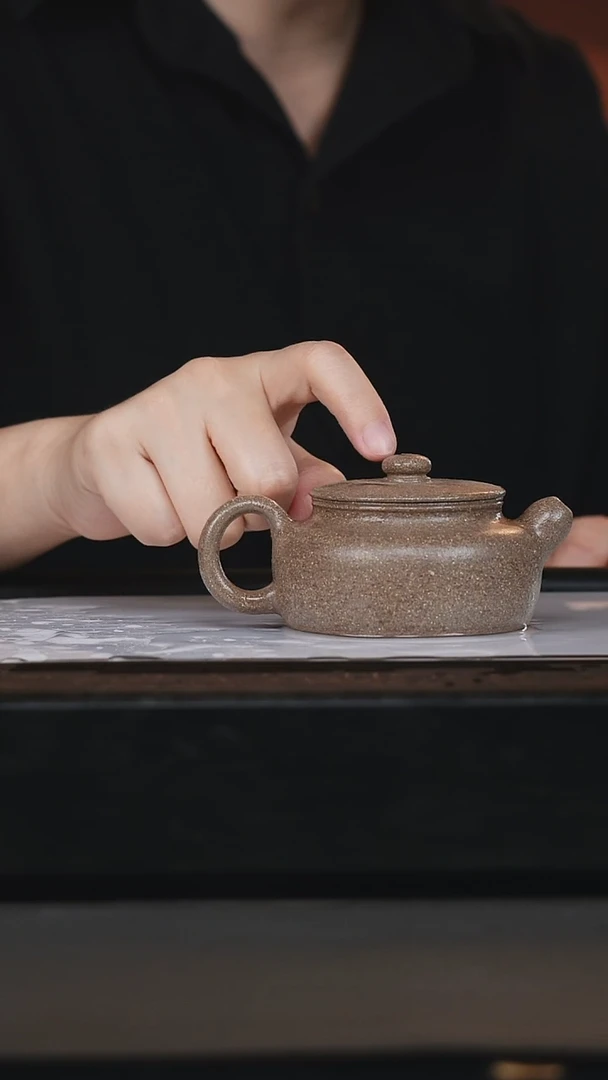 茶壶紫砂紫砂壶青降坡