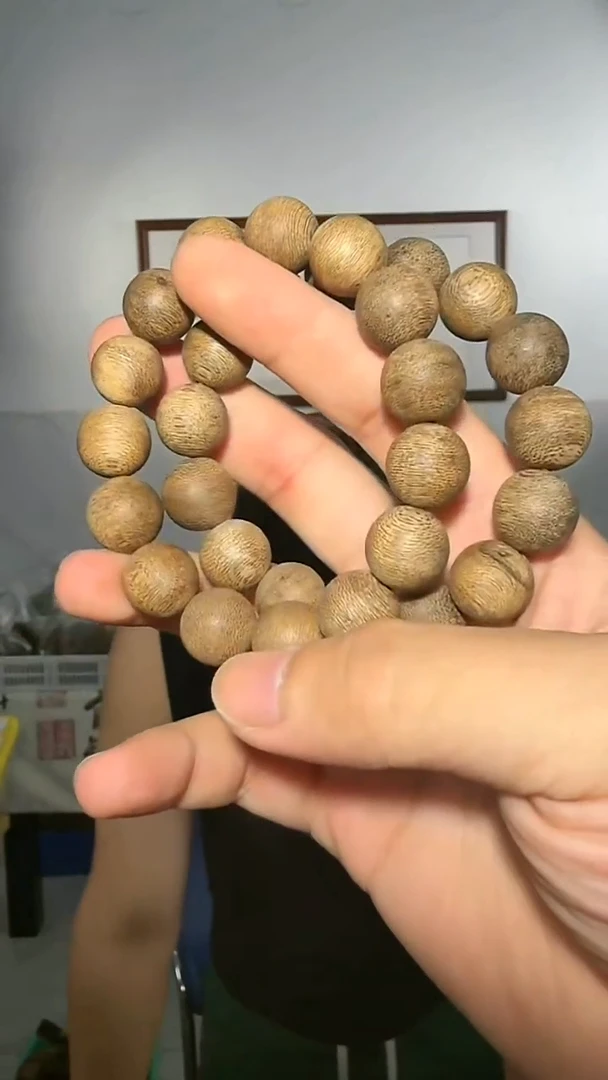 沉香手串122号鸡母虫18g1.5多样性发一
