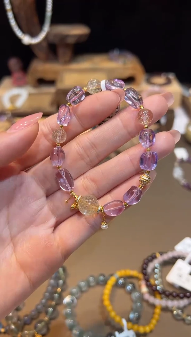 水晶手链未镶嵌手饰@@F5484