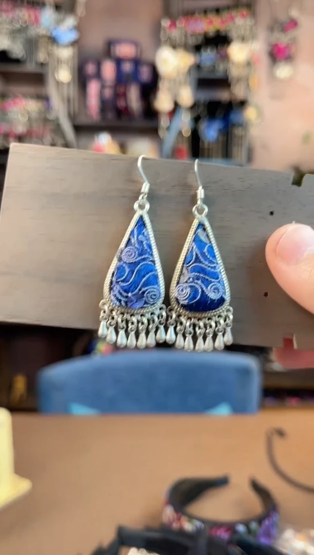 织绣民族风手工非遗老绣饰品406