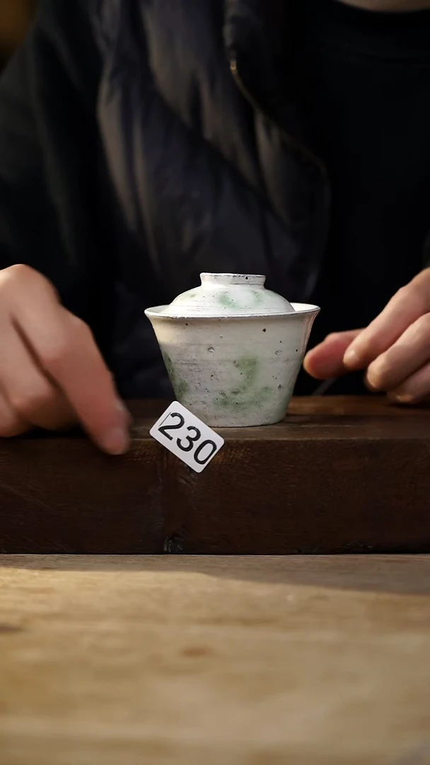 瓷片设计师手作！！！落单设计师福利！！盖碗