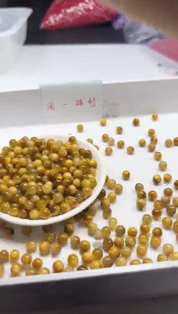 未镶嵌颈饰玛瑙/玉髓w961金虎眼8mm*25颗