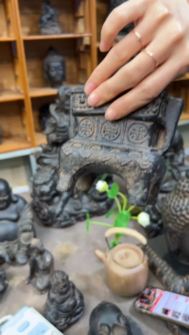陶土【火山泥】香炉