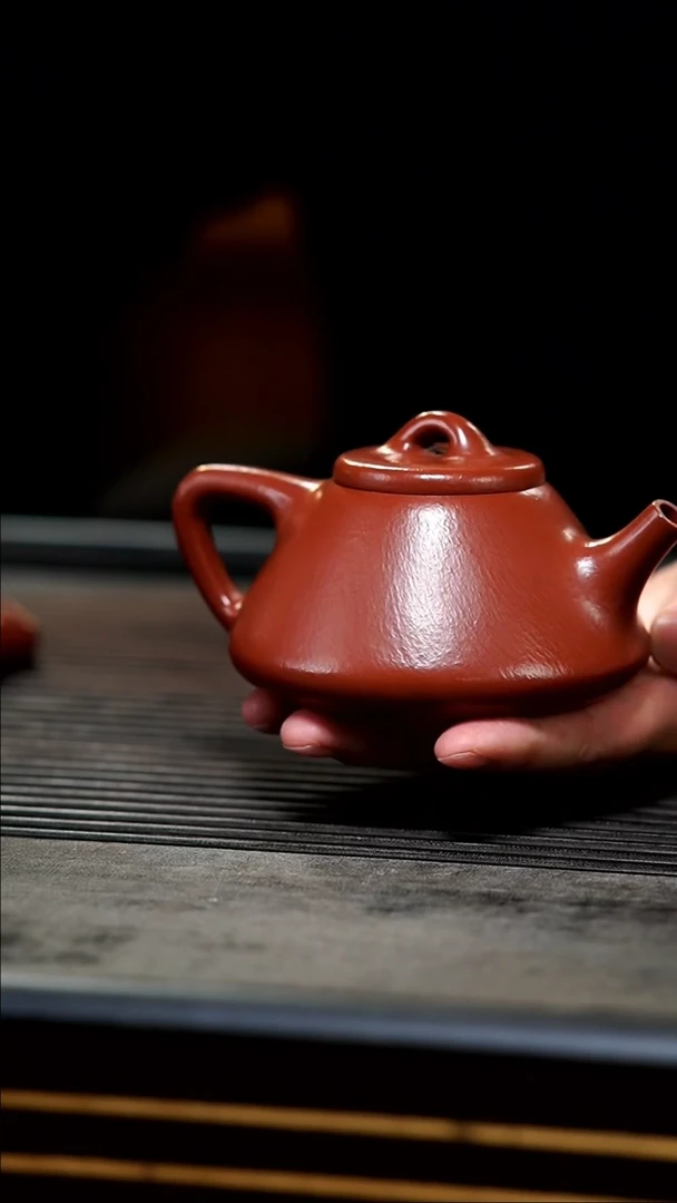 茶壶紫砂14-微瑕全手朱泥子冶180cc