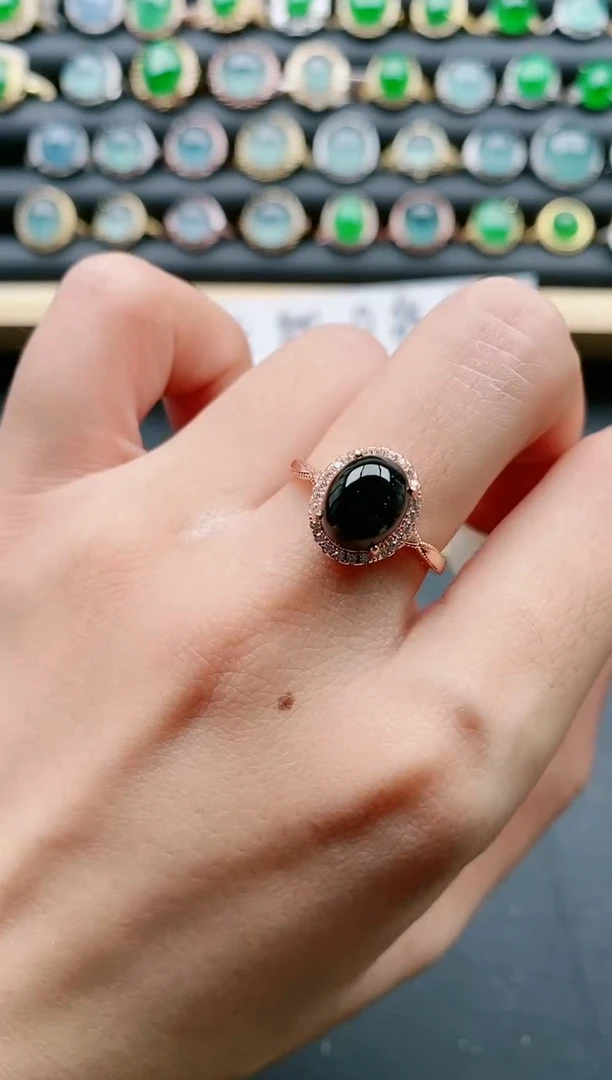 【闪购商品】翡翠戒指银S925镶嵌1111111111