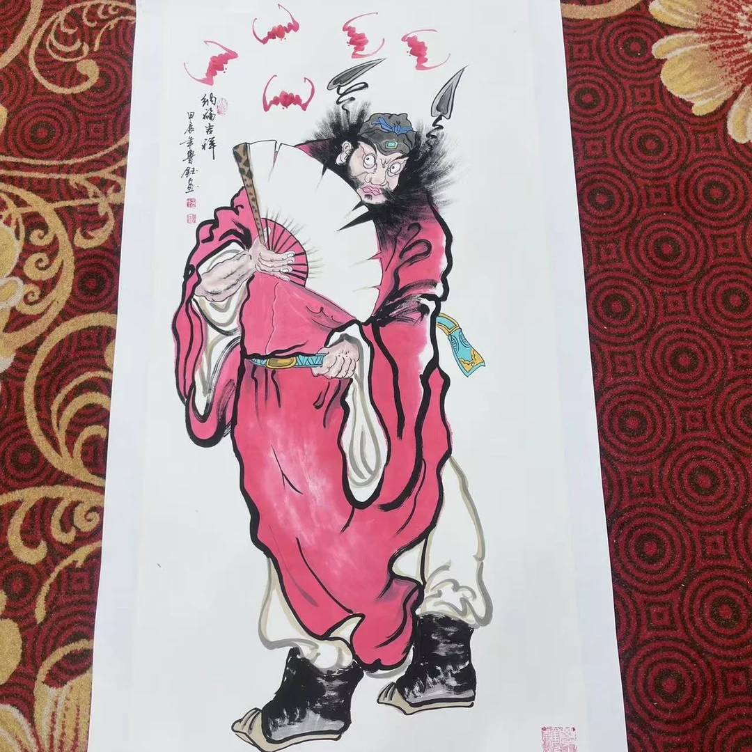 橱窗展示/传奇美术/原名王奉超笔名鲁钰/宣纸国画/带证书
