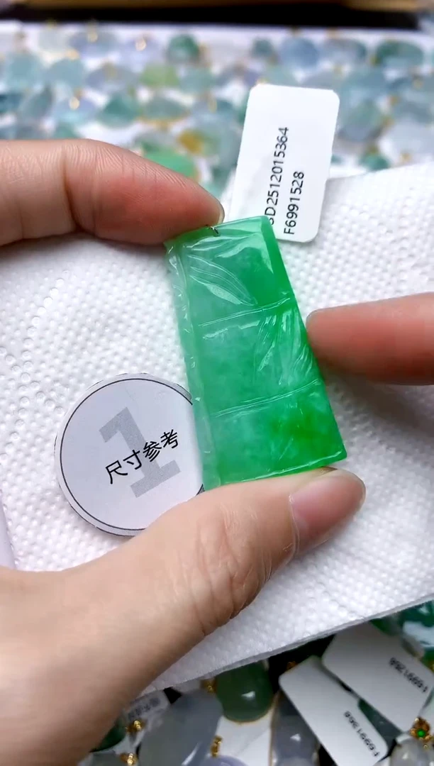 颈饰未镶嵌翡翠天然A货翡翠