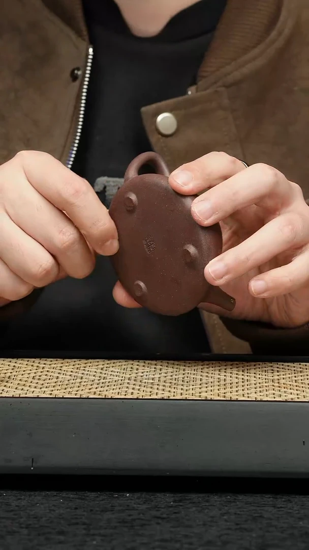 茶壶紫砂五堂 子冶石瓢-竹壶