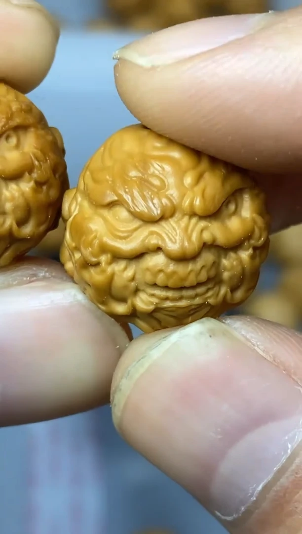 猴头核桃吊坠须弥 素