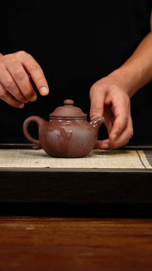 茶壶紫砂紫泥莲子